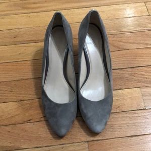Gray suede Cole Haan size 9 heels